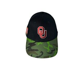 Oklahoma Sooners Jordan Brand Veterans Day 2Tone L91 Hat- Team Issued- J. Finley
